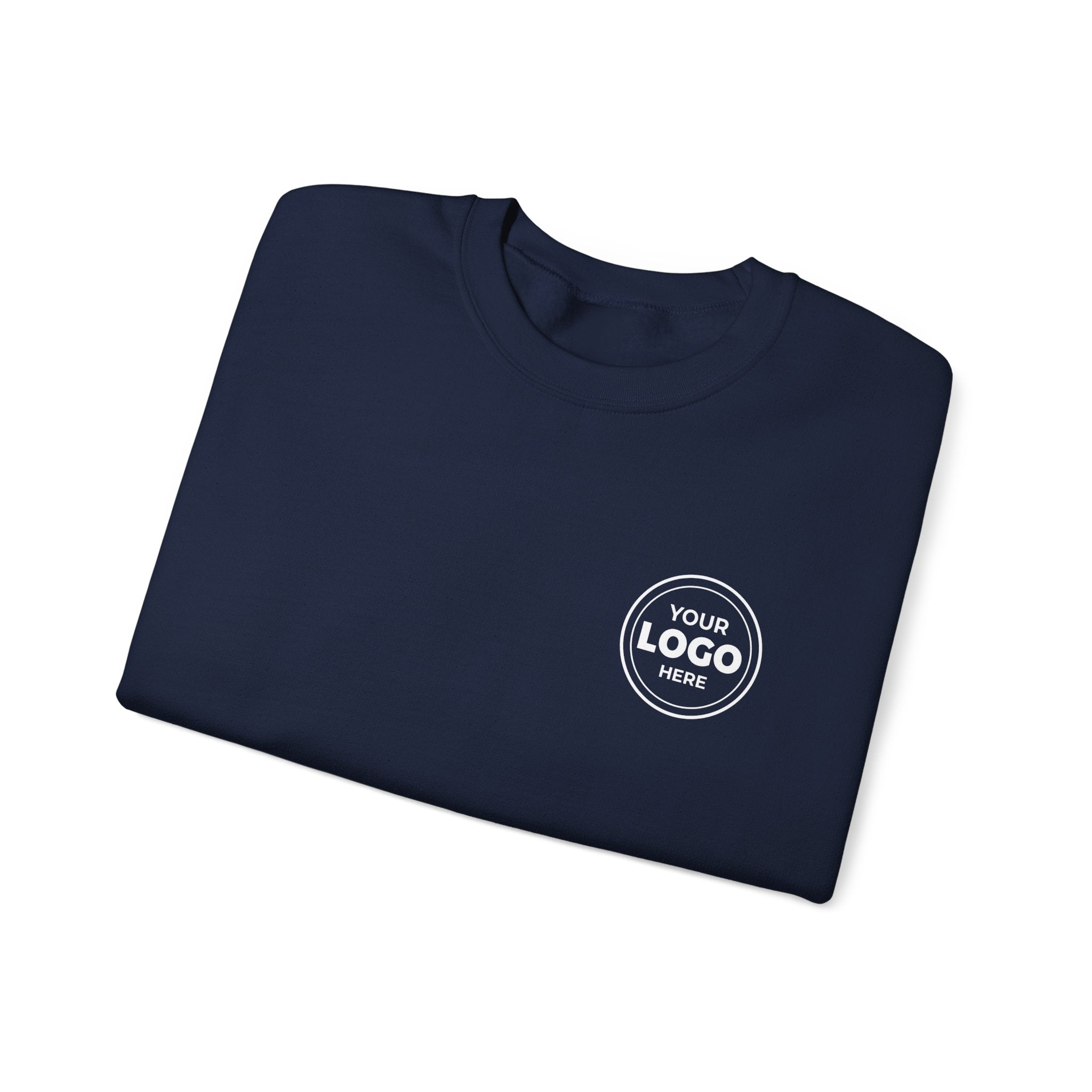 Crewneck Sweatshirt — Custom Logo Chest & Back Design