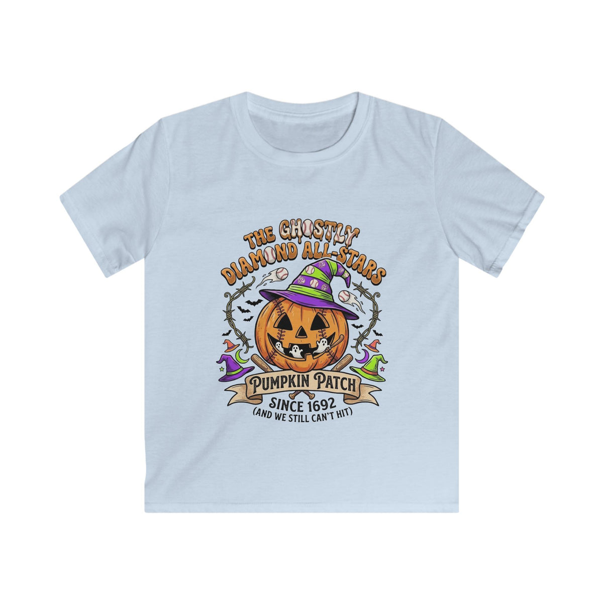 Kids Tee — "Pumpkin Patch Since 1692" Halloween Jack-O'-Lantern Shirt