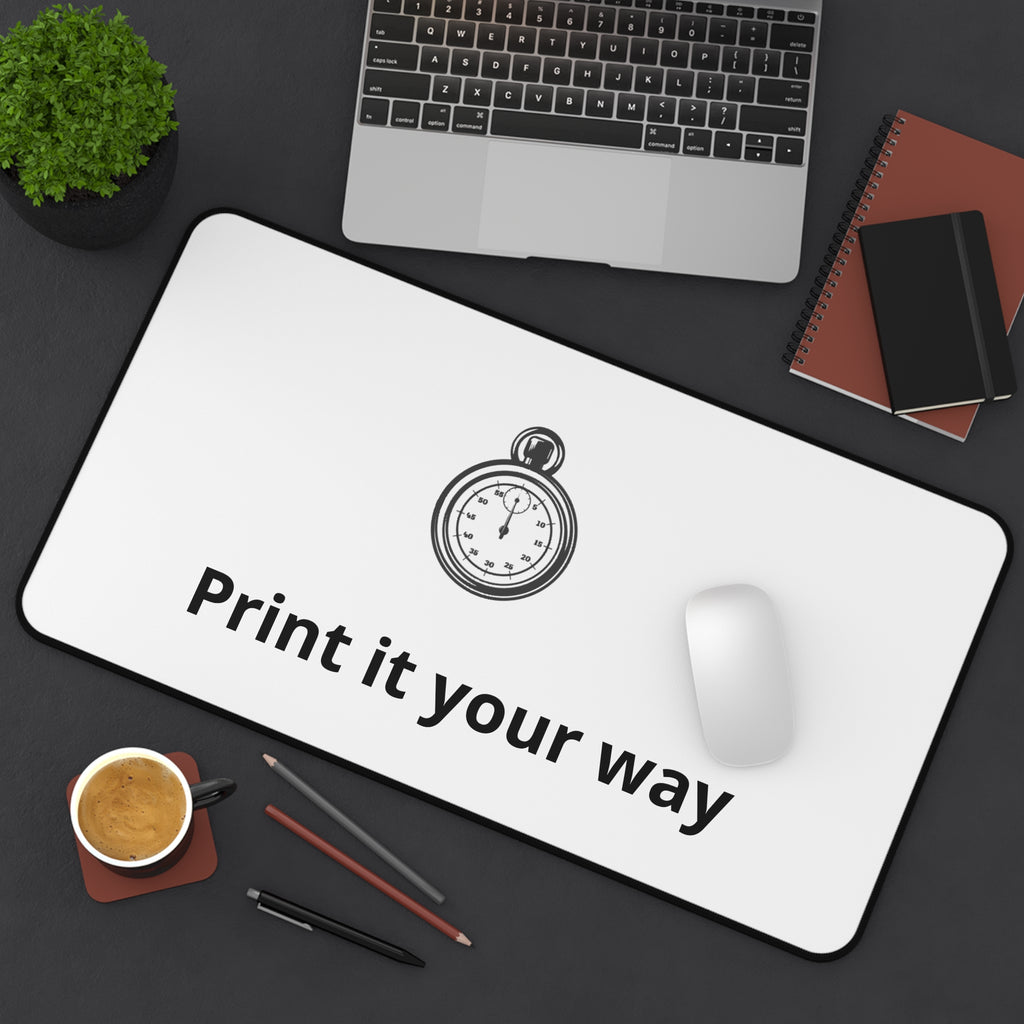 Custom Desk Mat — Large Personalized Office Mousepad