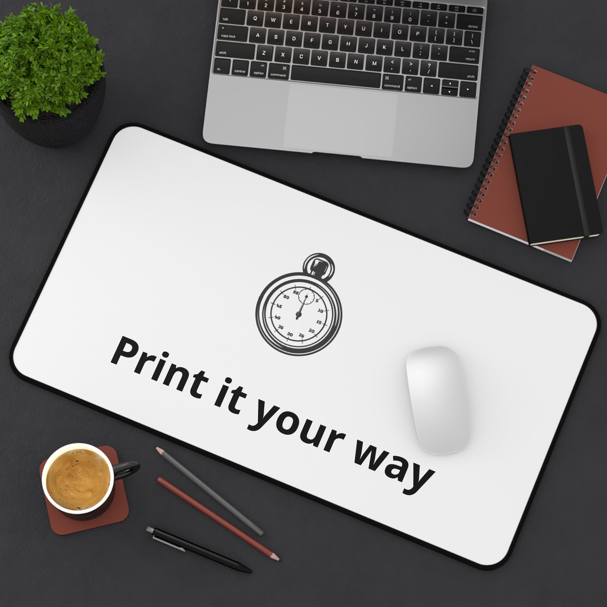 Custom Desk Mat — Large Personalized Office Mousepad