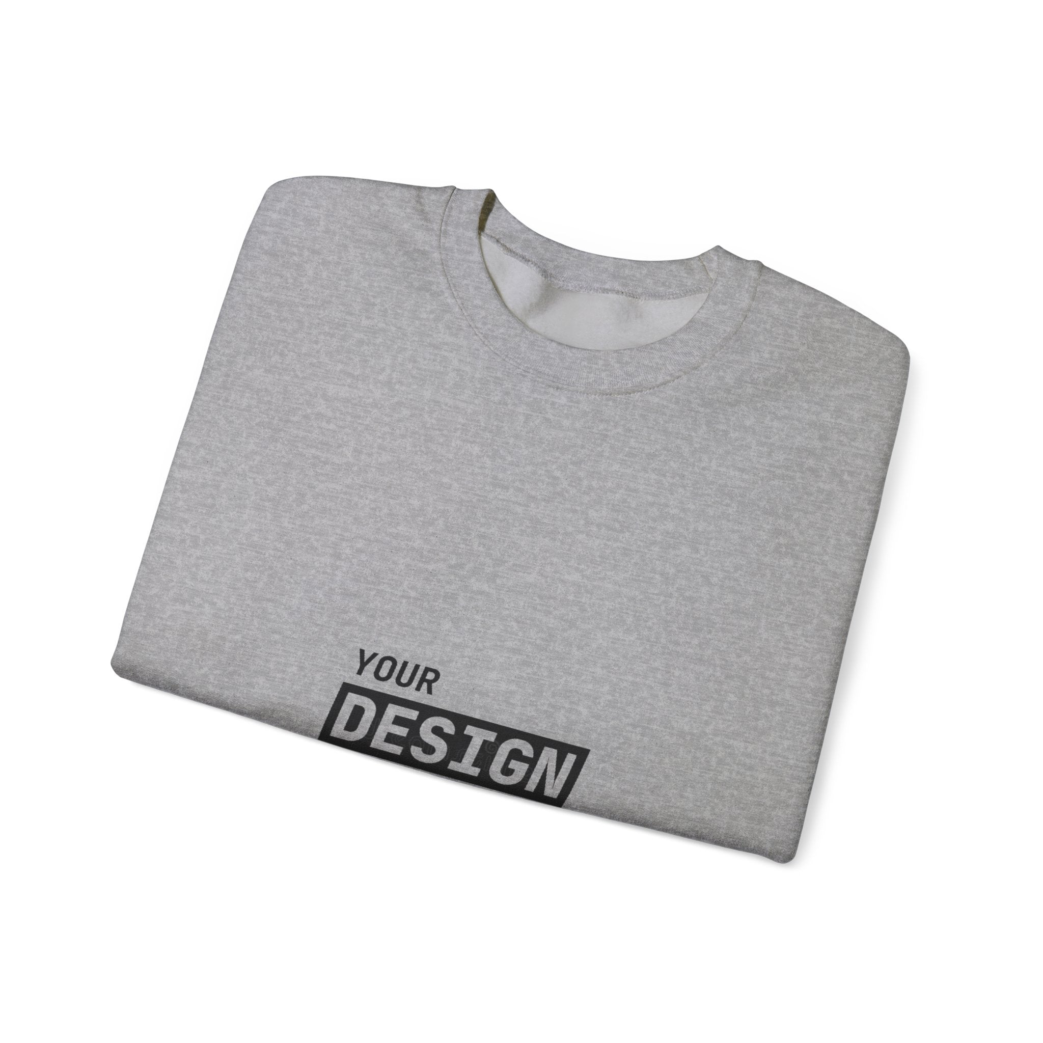 Copy of Crewneck Sweatshirt — Custom Logo Chest & Back Design