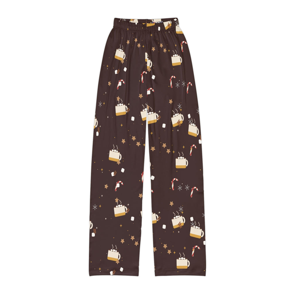 Kids Christmas Lounge Pants with Holiday Treats Pattern