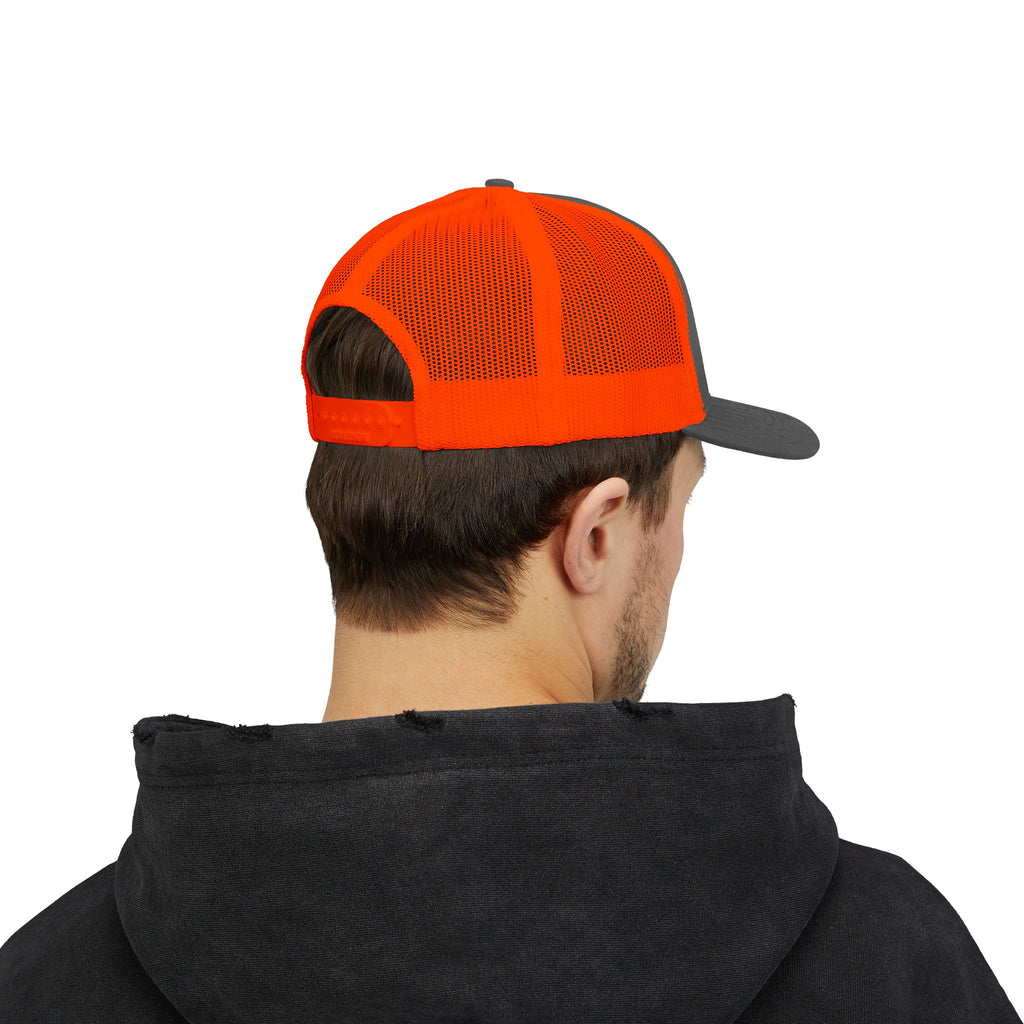 Trucker Cap — Black Tribal Dragon Snapback