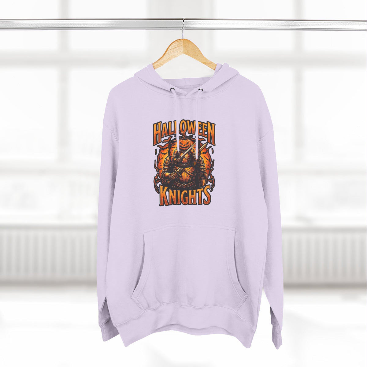 Halloween Knights Hoodie — Pumpkin Skull Graphic Pullover