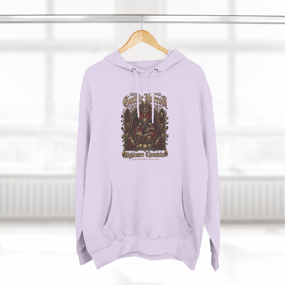 Three-Panel Fleece Hoodie