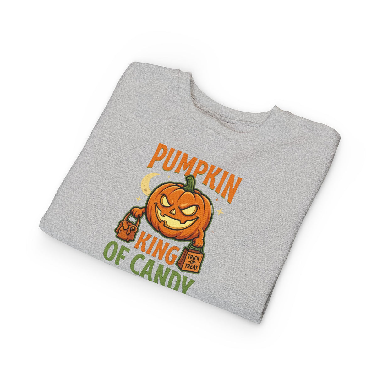 Toddler Sweatshirt - 'Pumpkin King of Candy' Halloween Pullover