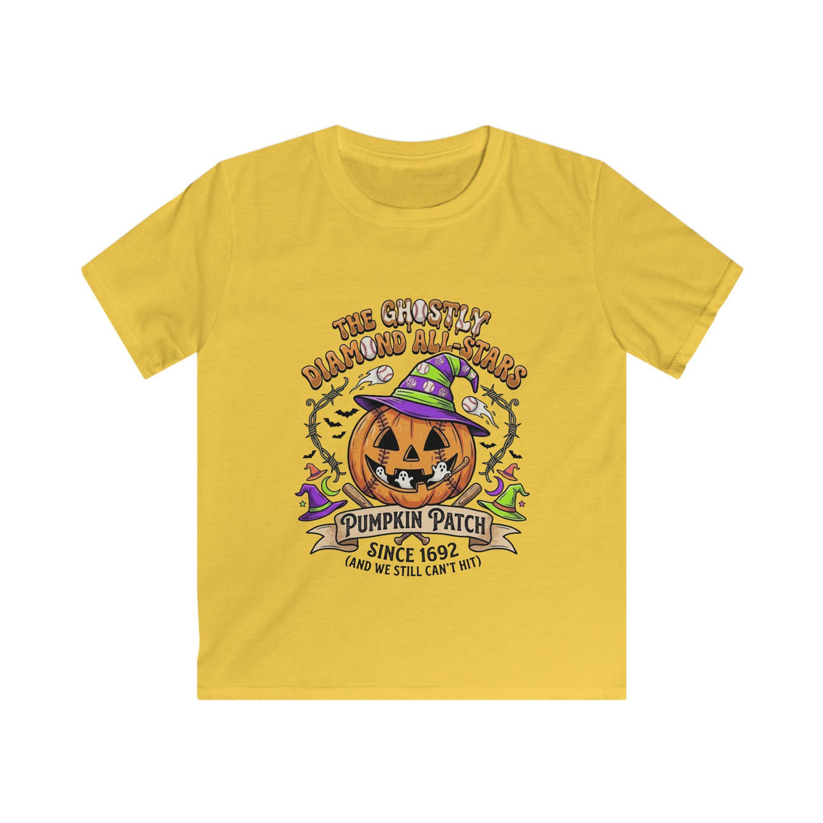 Kids Tee — "Pumpkin Patch Since 1692" Halloween Jack-O'-Lantern Shirt