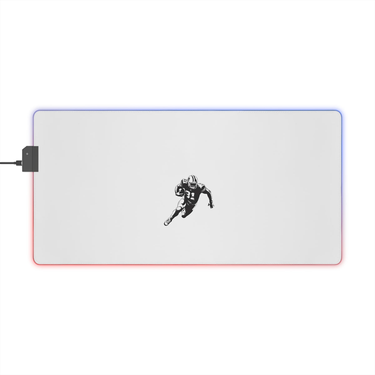 RGB LED Gaming Mouse Pad — Large Light-Up Desk Mat (Customizable Design)