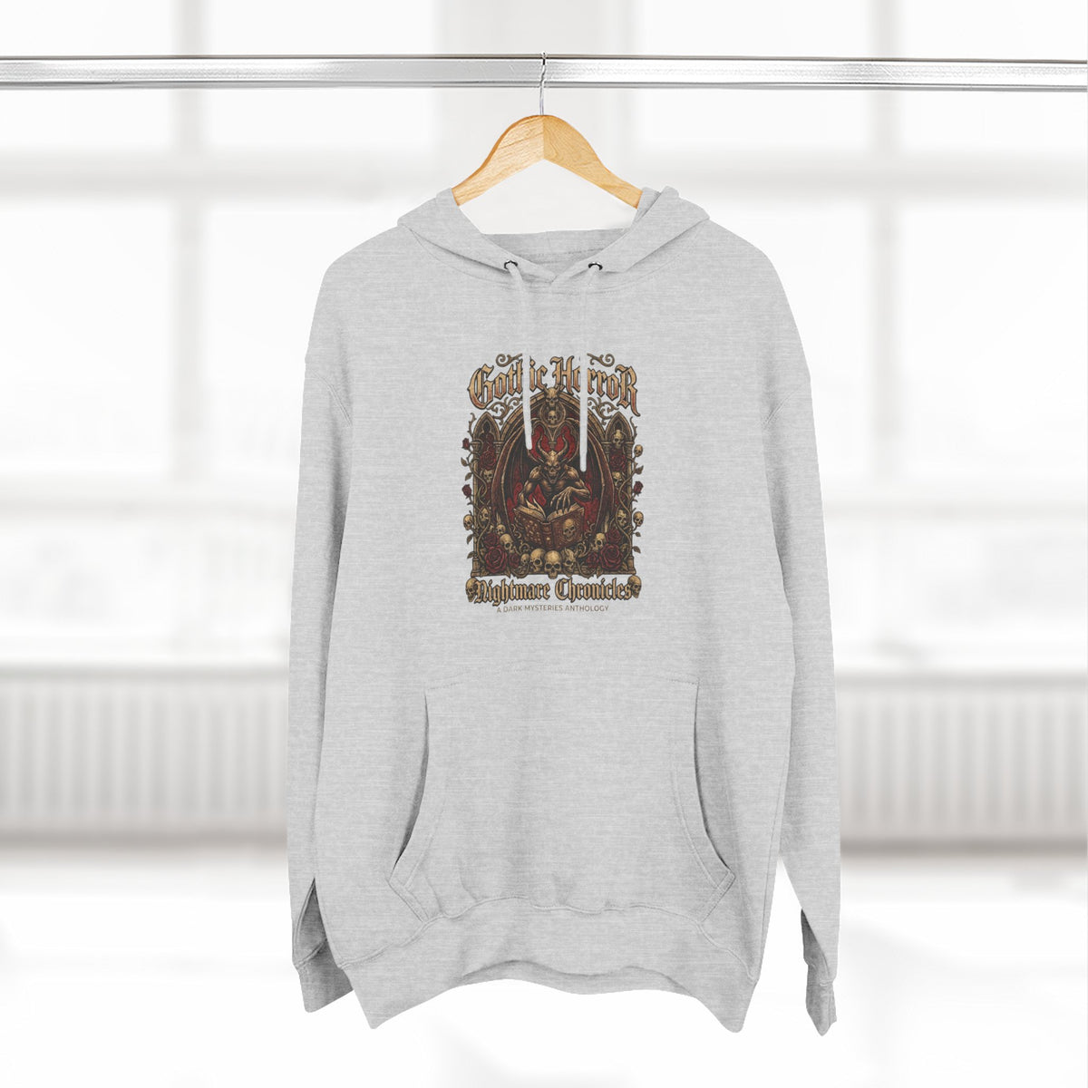 Three-Panel Fleece Hoodie