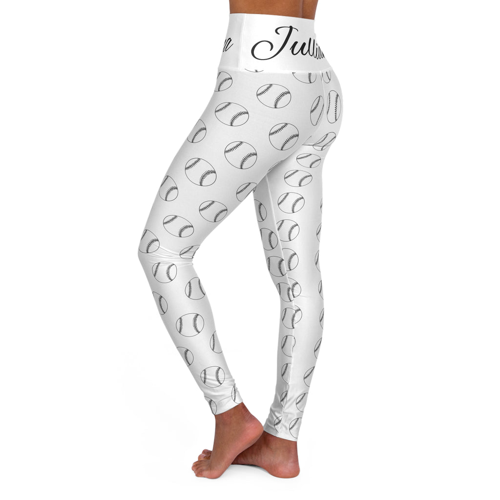 High Waisted Yoga Leggings (AOP)