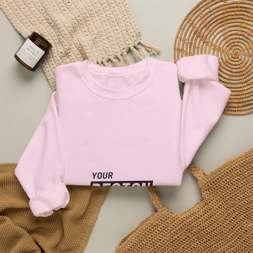 Copy of Crewneck Sweatshirt — Custom Logo Chest & Back Design