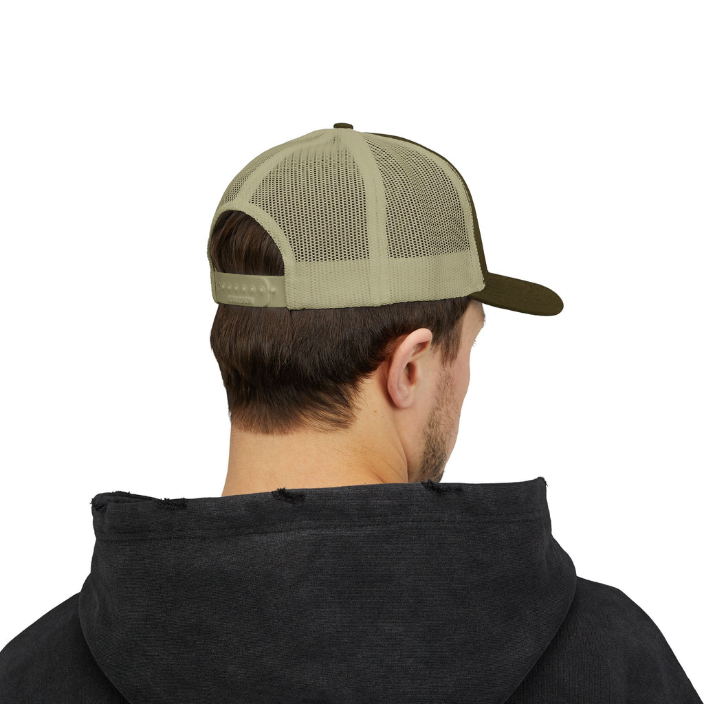 Trucker Cap — Black Tribal Dragon Snapback
