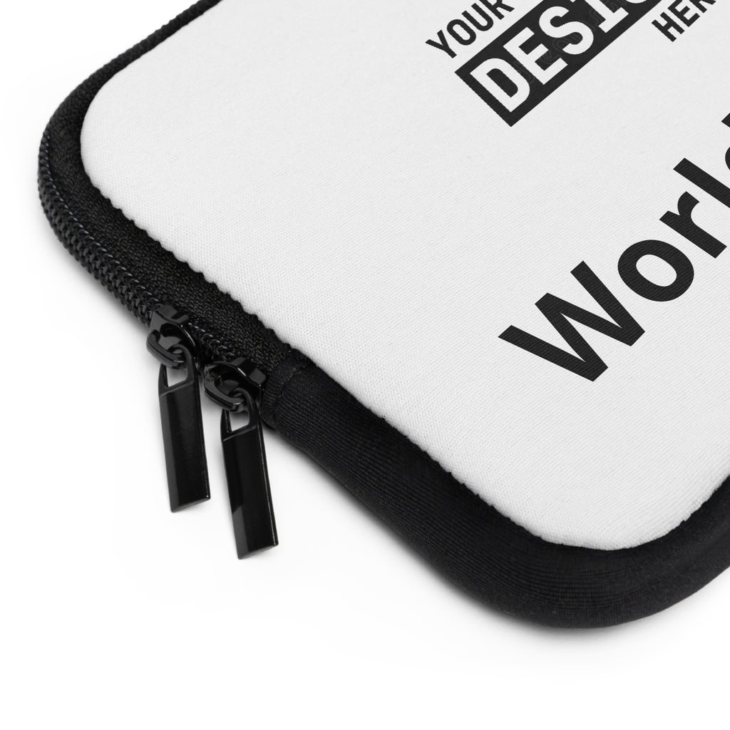 Custom Laptop Sleeve - Personalized "Your Design Here" Protective Neoprene Case