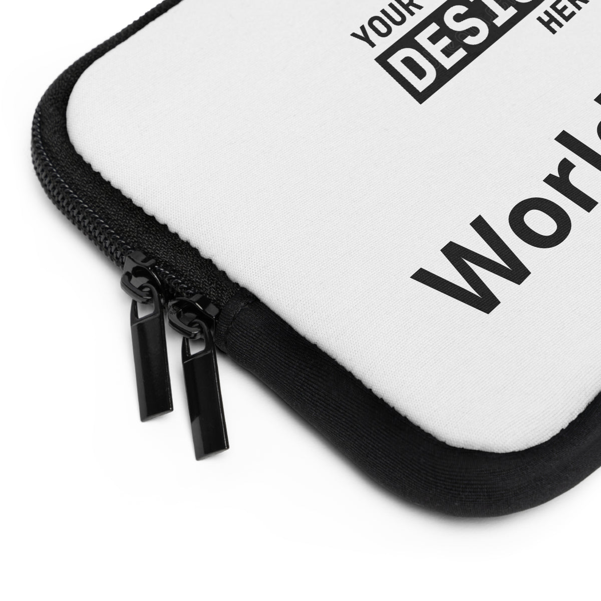 Custom Laptop Sleeve - Personalized "Your Design Here" Protective Neoprene Case