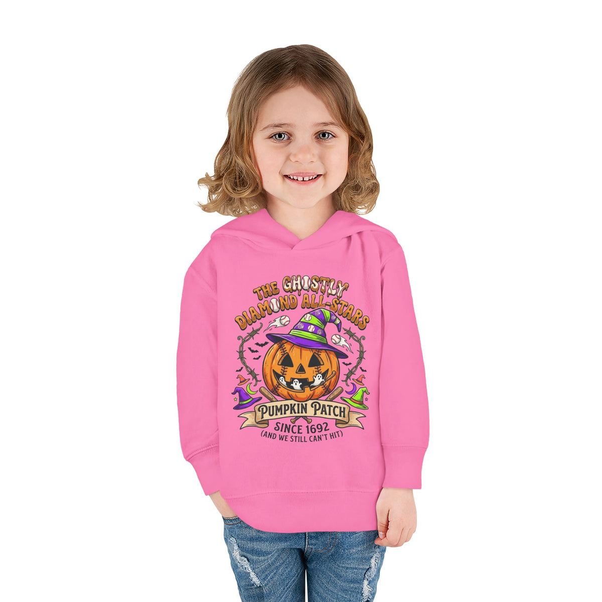Toddler Hoodie - Cute Halloween Pumpkin Patch Pullover ("Pumpkin Patch Since 1692")