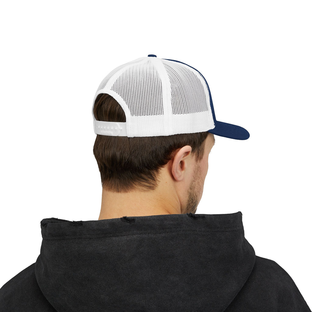 Trucker Cap — Black Tribal Dragon Snapback