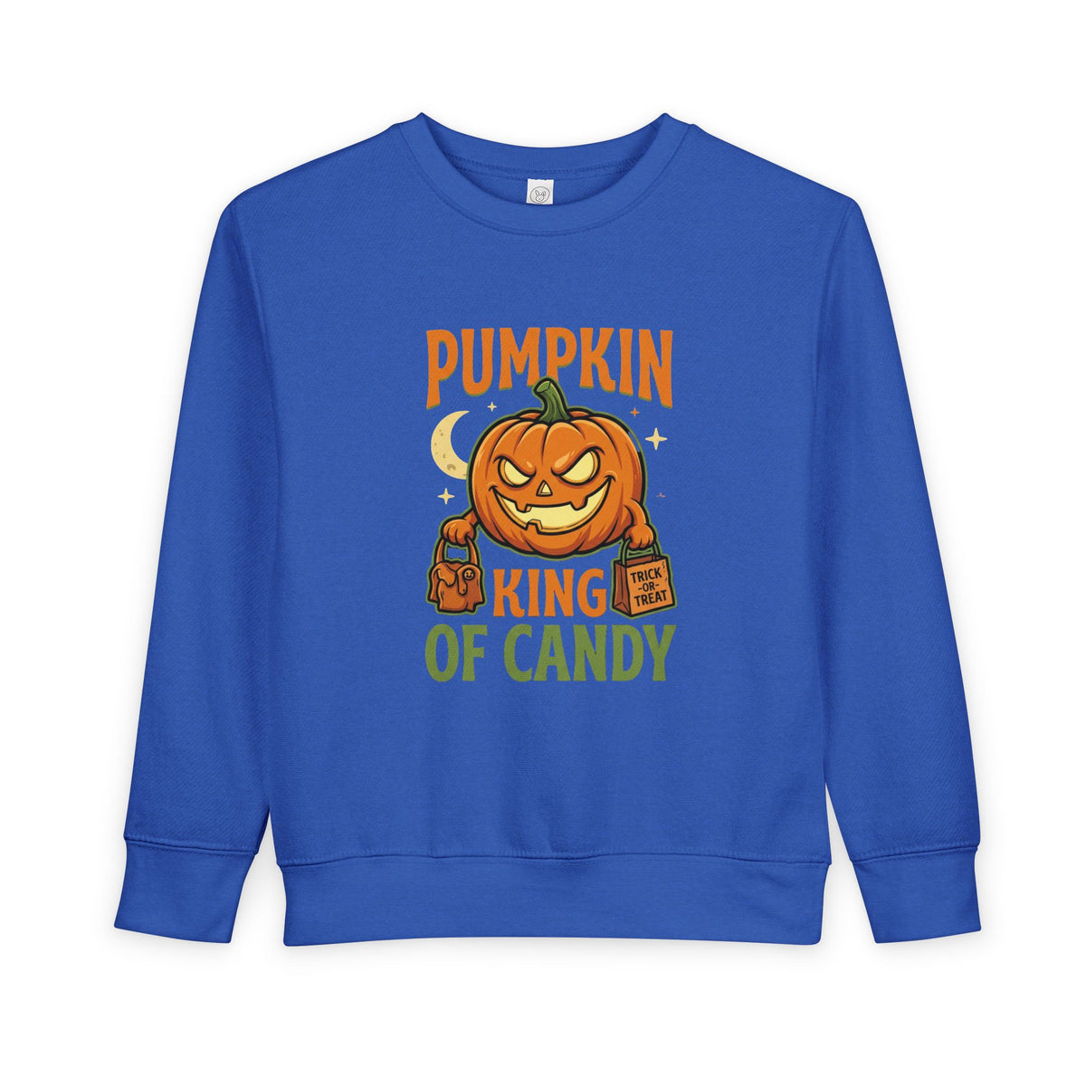Toddler Sweatshirt - 'Pumpkin King of Candy' Halloween Pullover