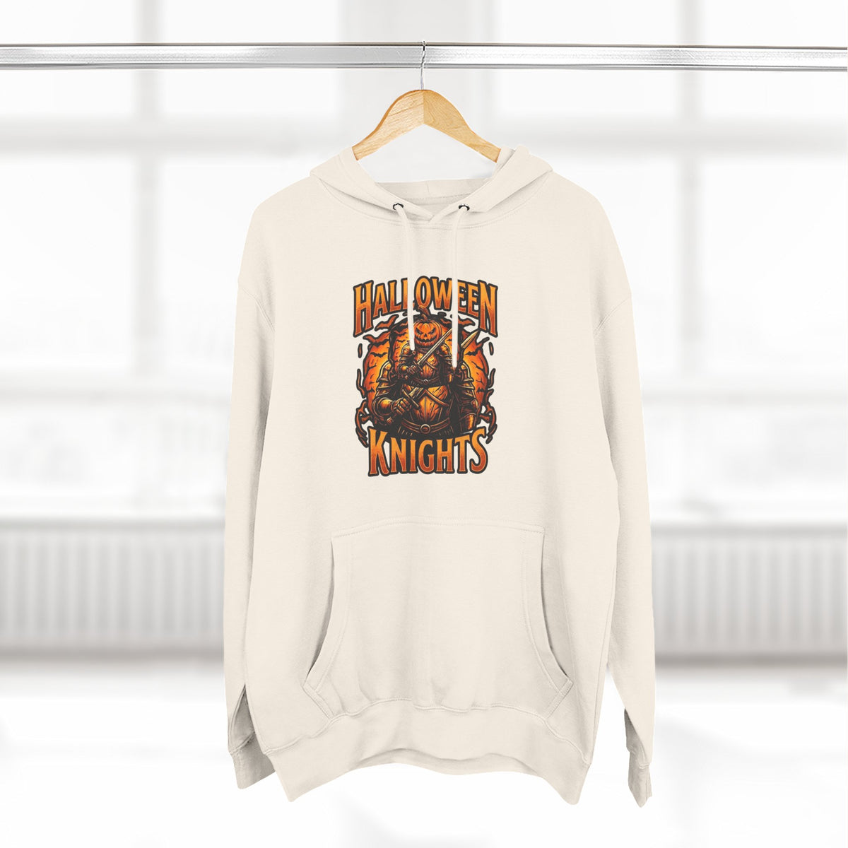 Halloween Knights Hoodie — Pumpkin Skull Graphic Pullover