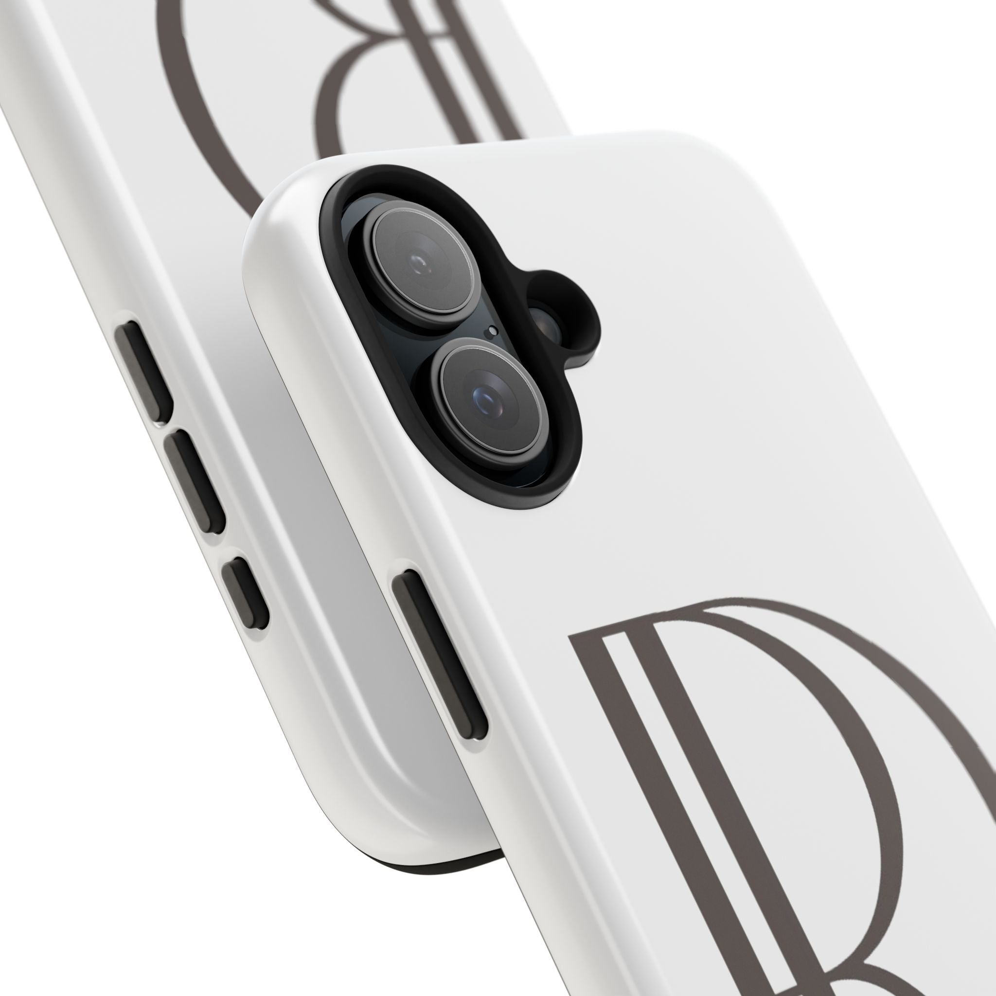 Monogram R Tough Phone Case — Elegant Initial Protective Case