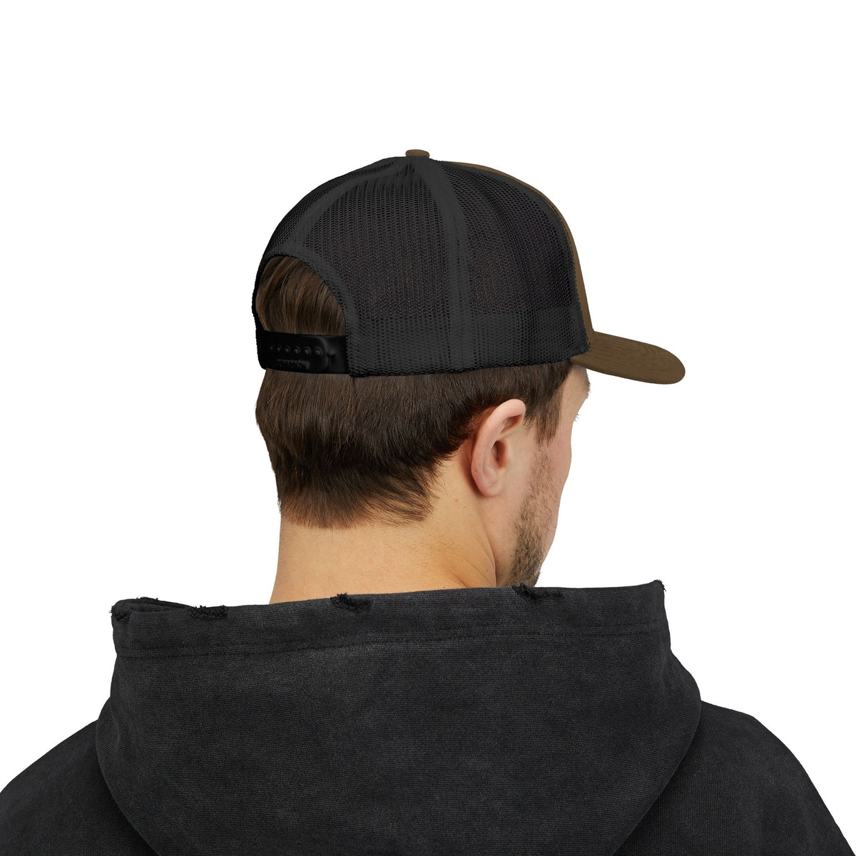 Trucker Cap — Black Tribal Dragon Snapback