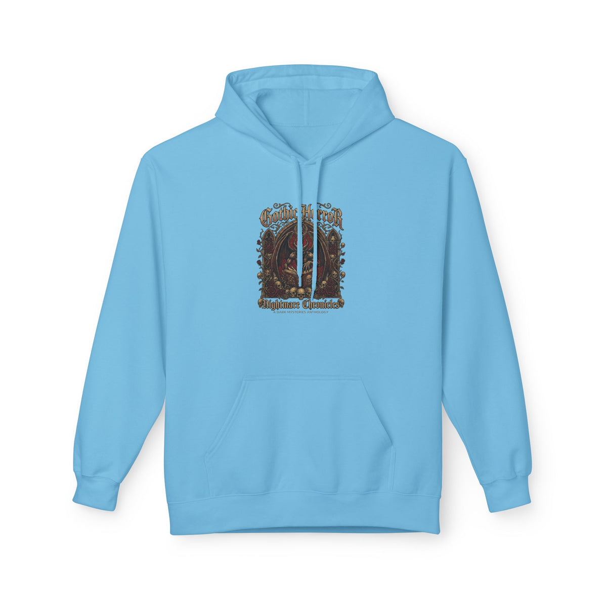 Vintage Botanical 'Autumn Camper' Hoodie — Retro Forest Camping Graphic