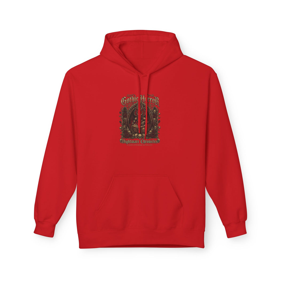 Vintage Botanical 'Autumn Camper' Hoodie — Retro Forest Camping Graphic