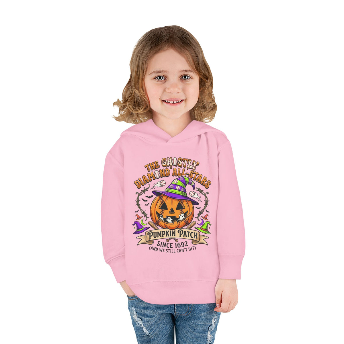 Toddler Hoodie - Cute Halloween Pumpkin Patch Pullover ("Pumpkin Patch Since 1692")