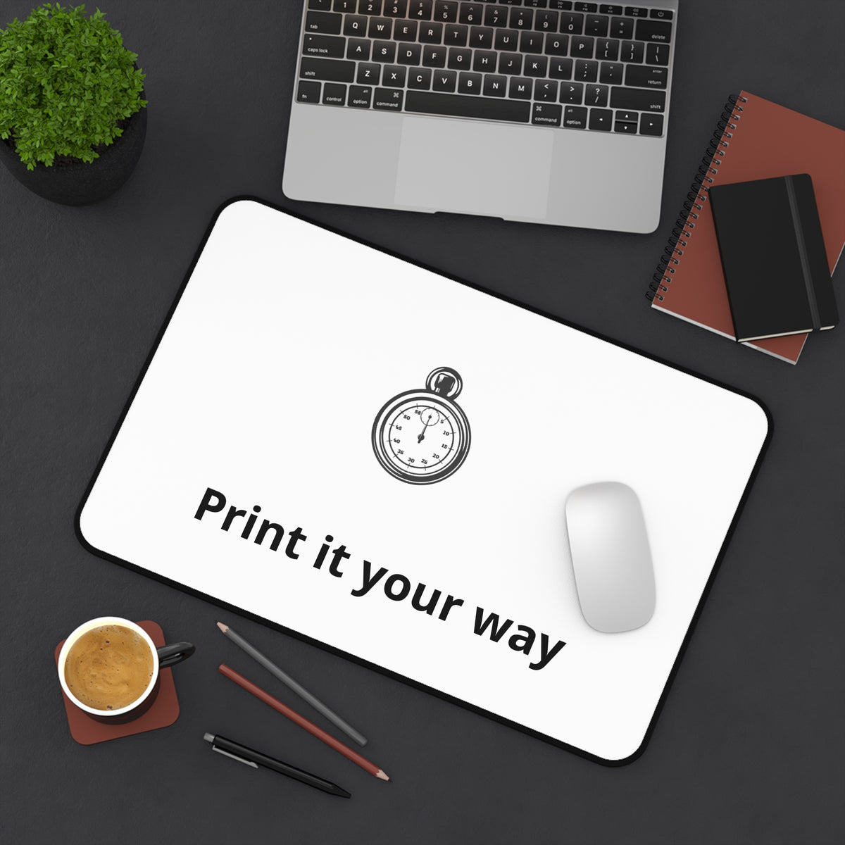 Custom Desk Mat — Large Personalized Office Mousepad