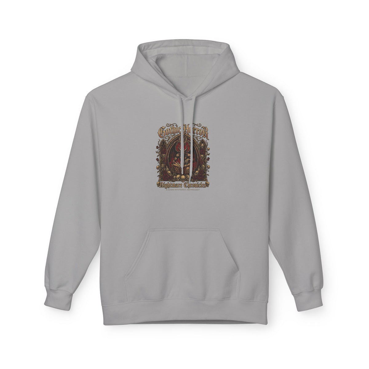 Vintage Botanical 'Autumn Camper' Hoodie — Retro Forest Camping Graphic