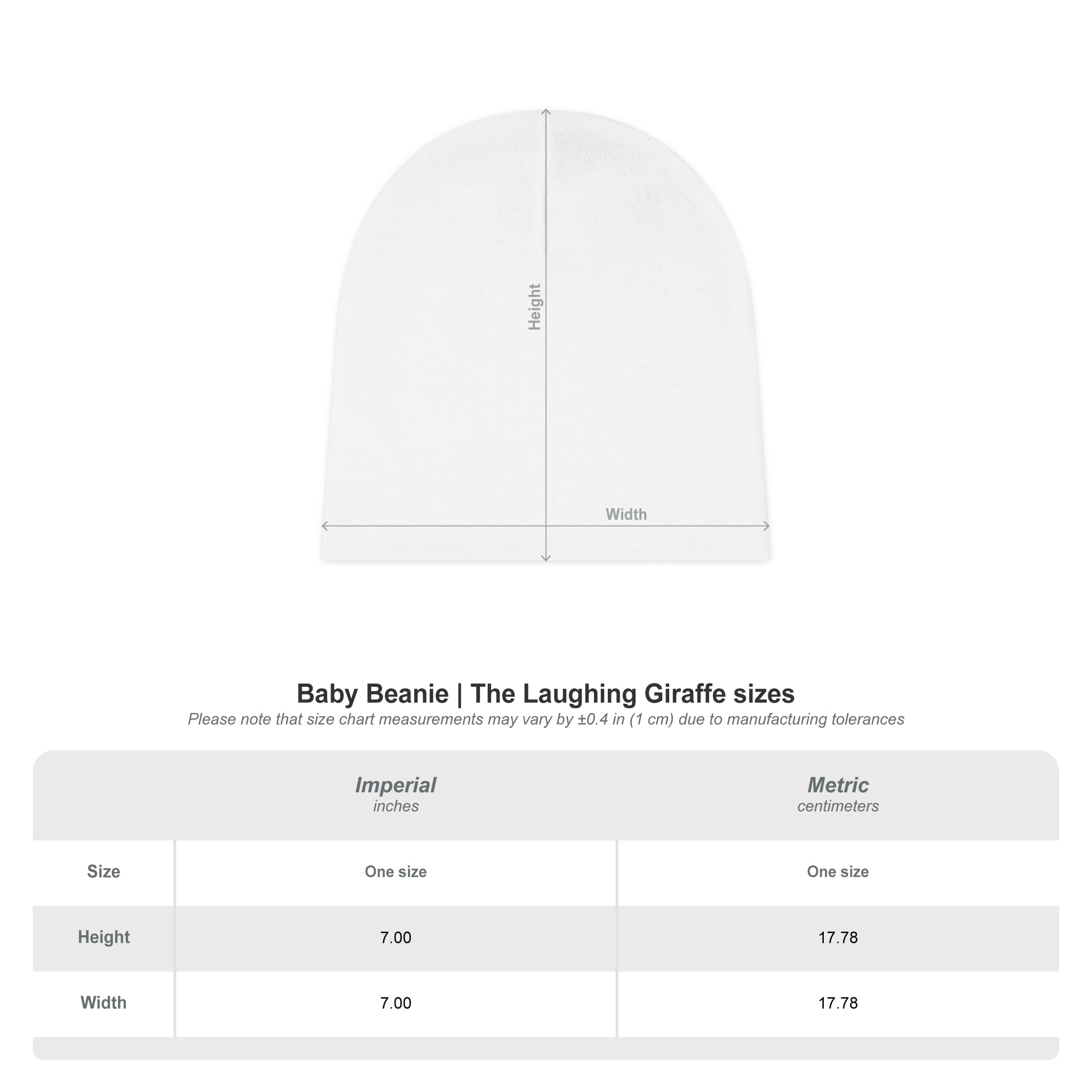 Baby Beanie — Personalized Baby Knit Hat (Your Design Here)