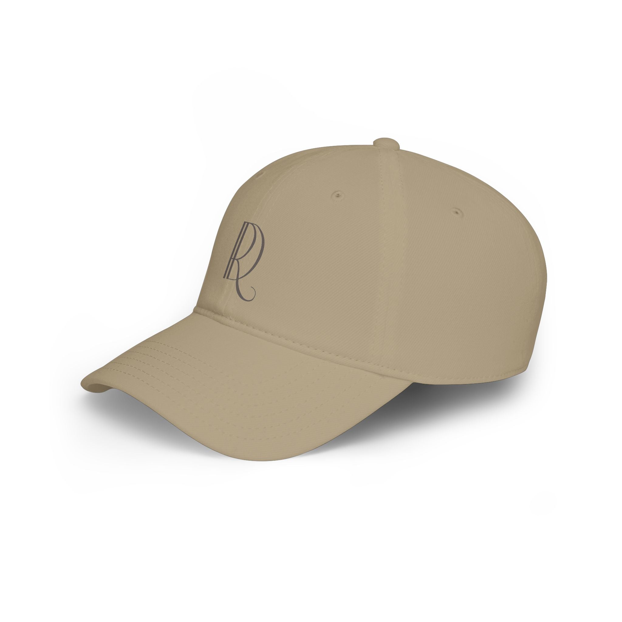 Monogram R Low Profile Baseball Cap