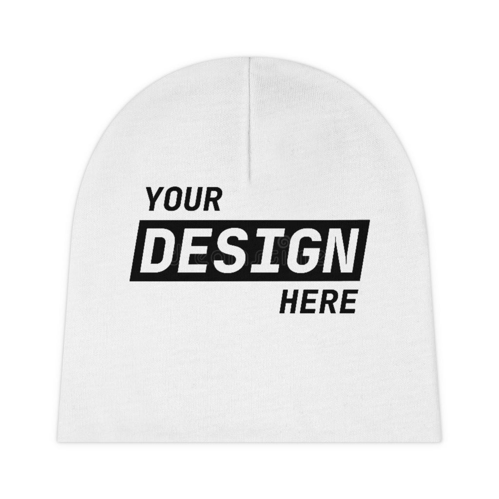 Baby Beanie — Personalized Baby Knit Hat (Your Design Here)