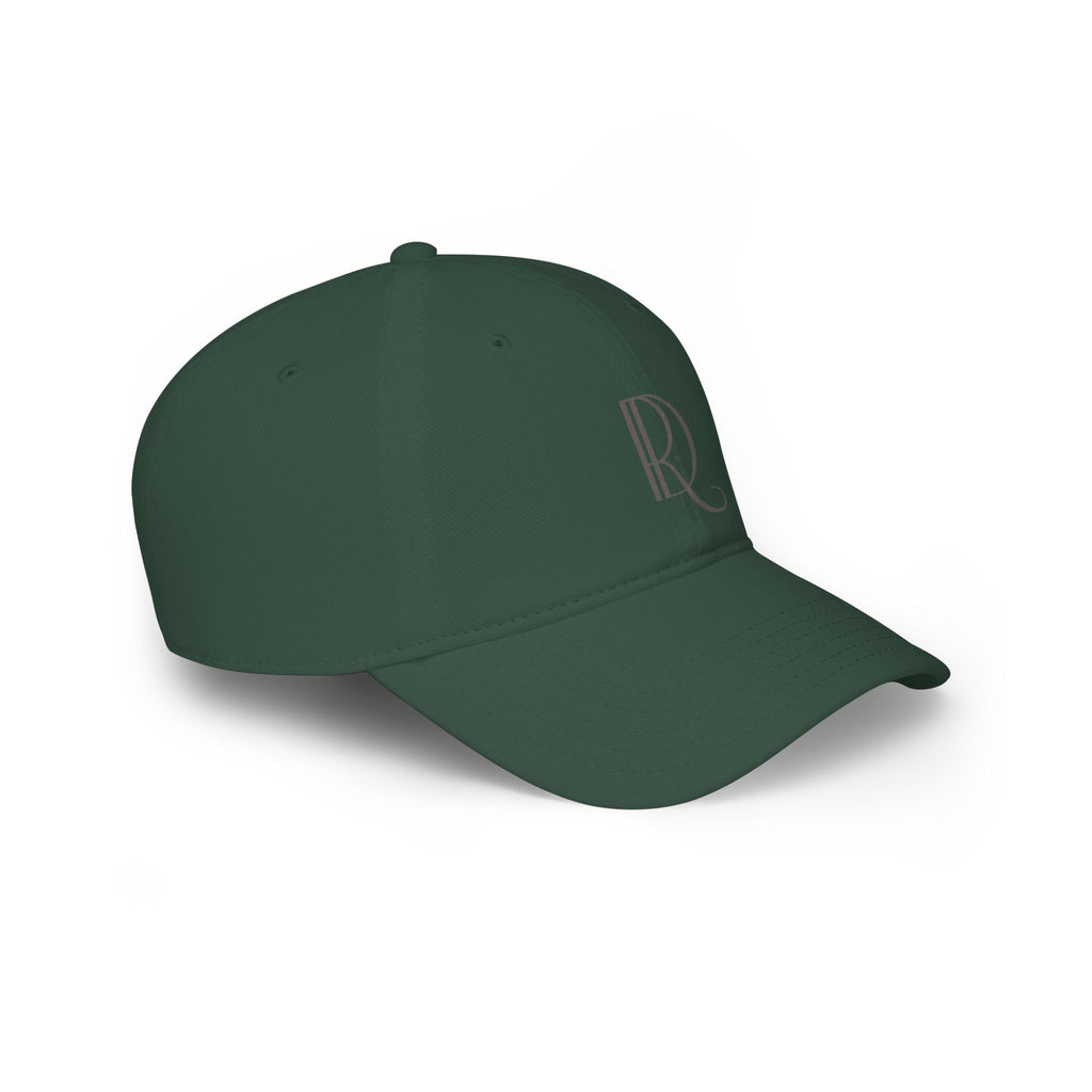 Monogram R Low Profile Baseball Cap