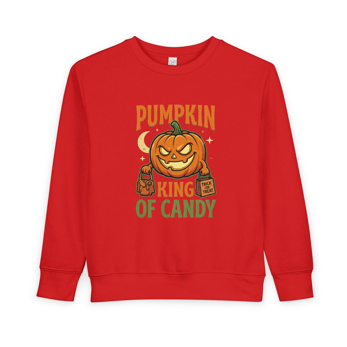 Toddler Sweatshirt - 'Pumpkin King of Candy' Halloween Pullover