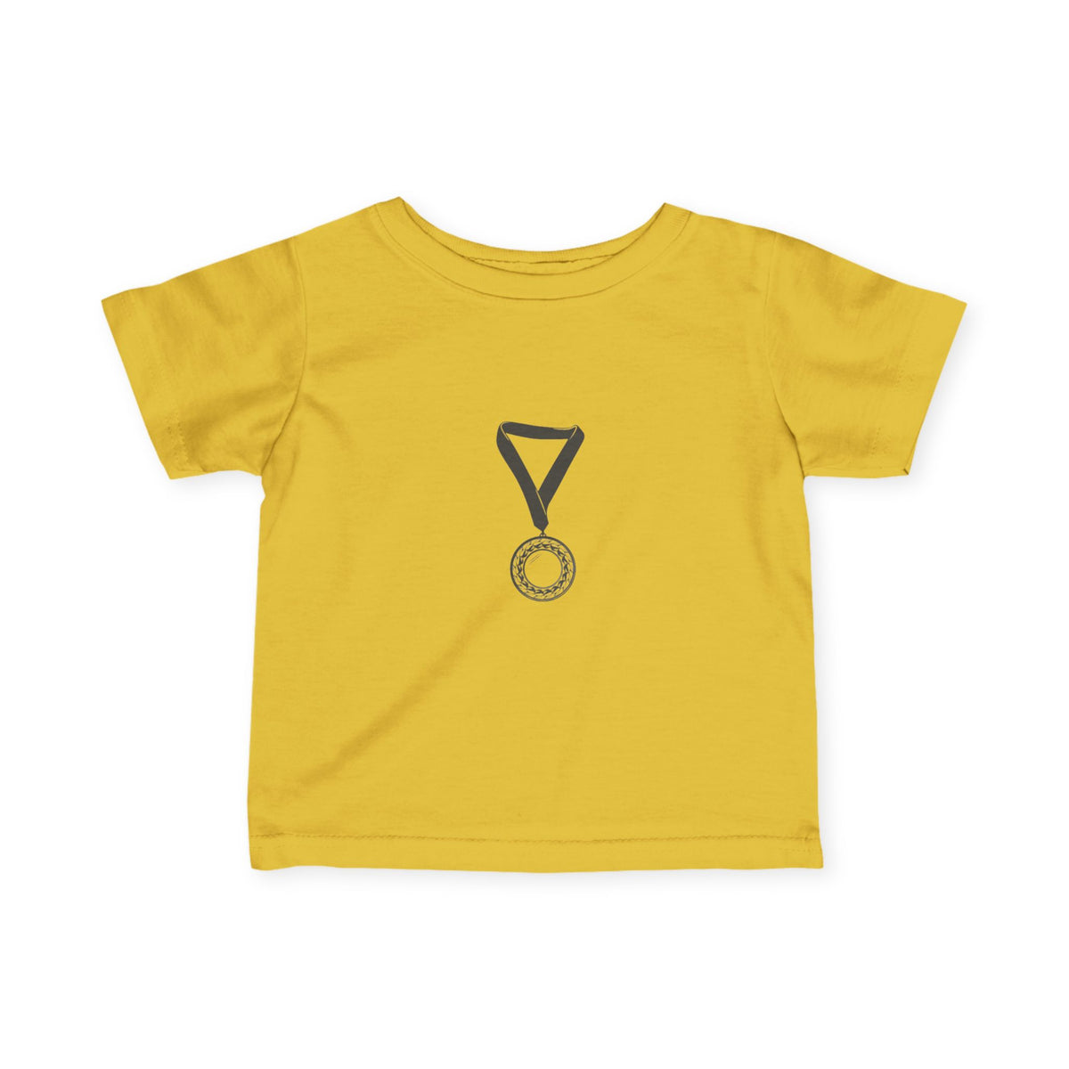 Infant Tee — Cute Medal Graphic Baby T-Shirt (Award Ribbon Design)