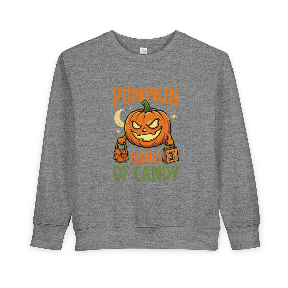Toddler Sweatshirt - 'Pumpkin King of Candy' Halloween Pullover