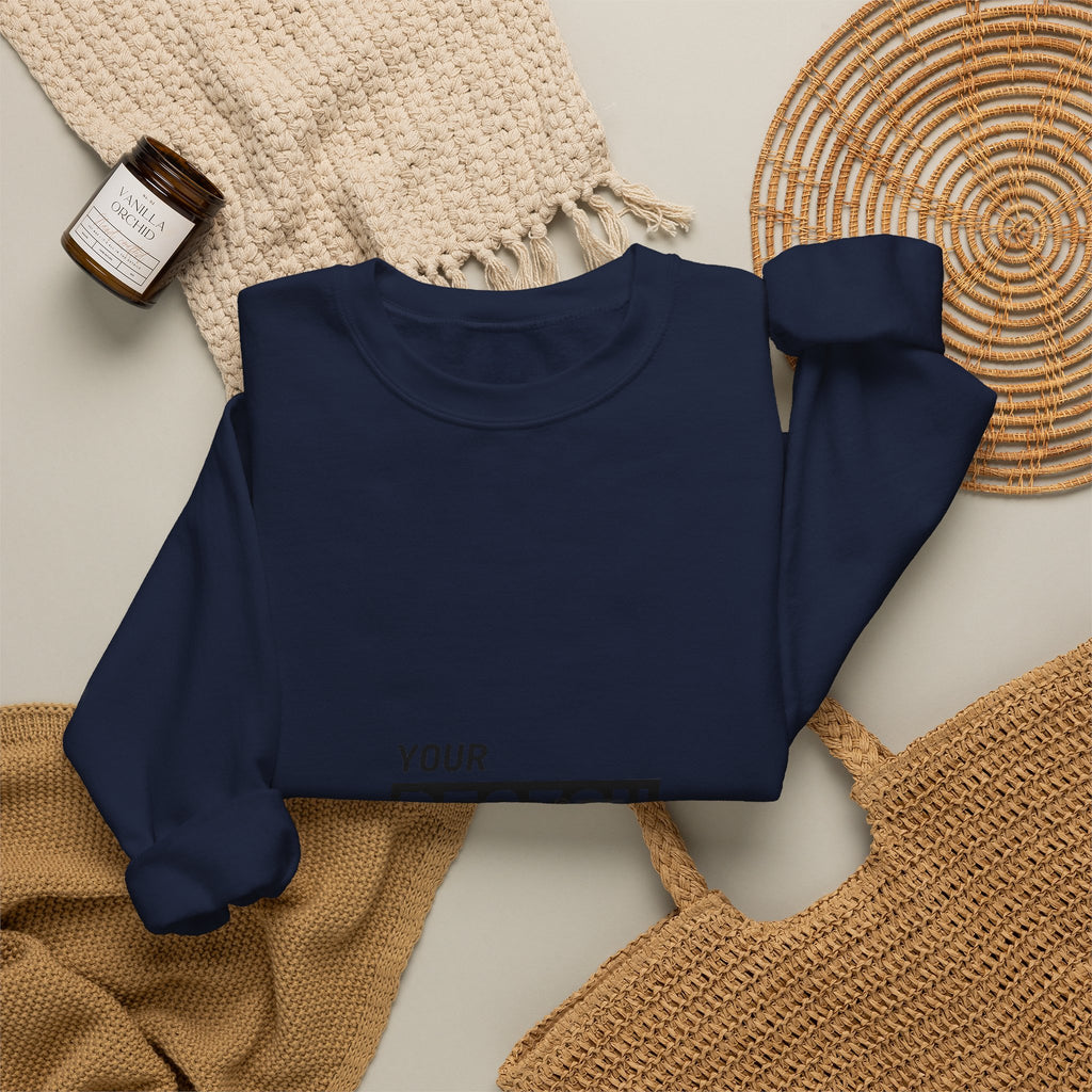 Copy of Crewneck Sweatshirt — Custom Logo Chest & Back Design