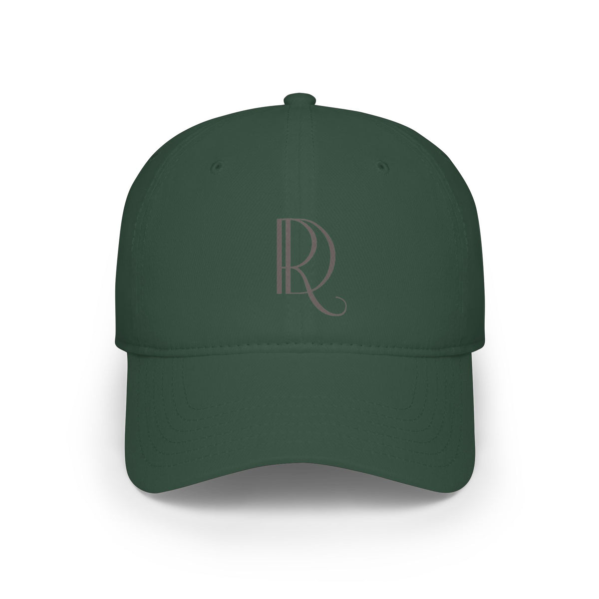 Monogram R Low Profile Baseball Cap