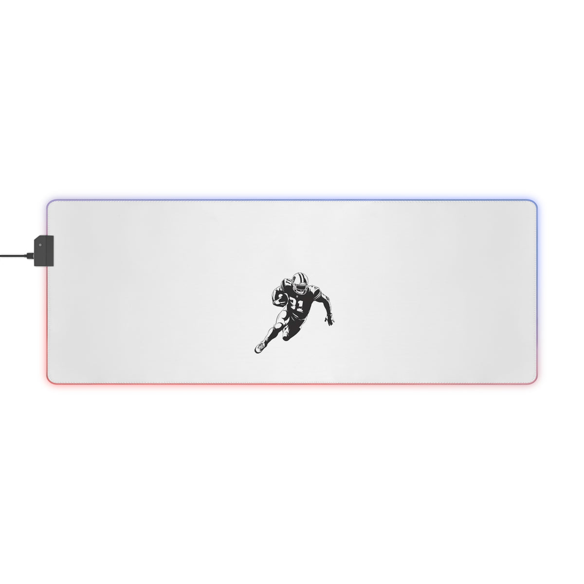 RGB LED Gaming Mouse Pad — Large Light-Up Desk Mat (Customizable Design)