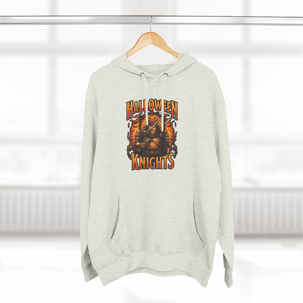 Halloween Knights Hoodie — Pumpkin Skull Graphic Pullover