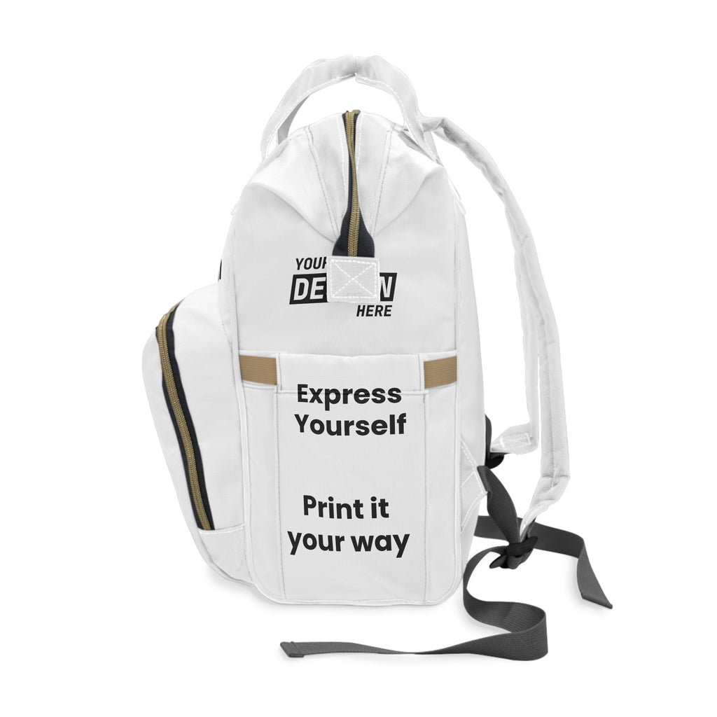 Multifunctional Diaper Backpack — Customizable Baby Travel Bag with Changing Station