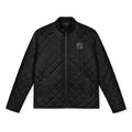 Quilted Full-Zip Jacket — Embroidered Compass Badge