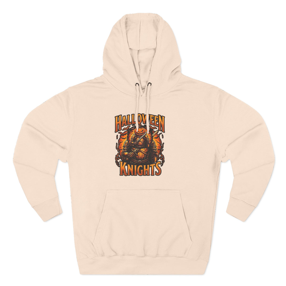 Halloween Knights Hoodie — Pumpkin Skull Graphic Pullover
