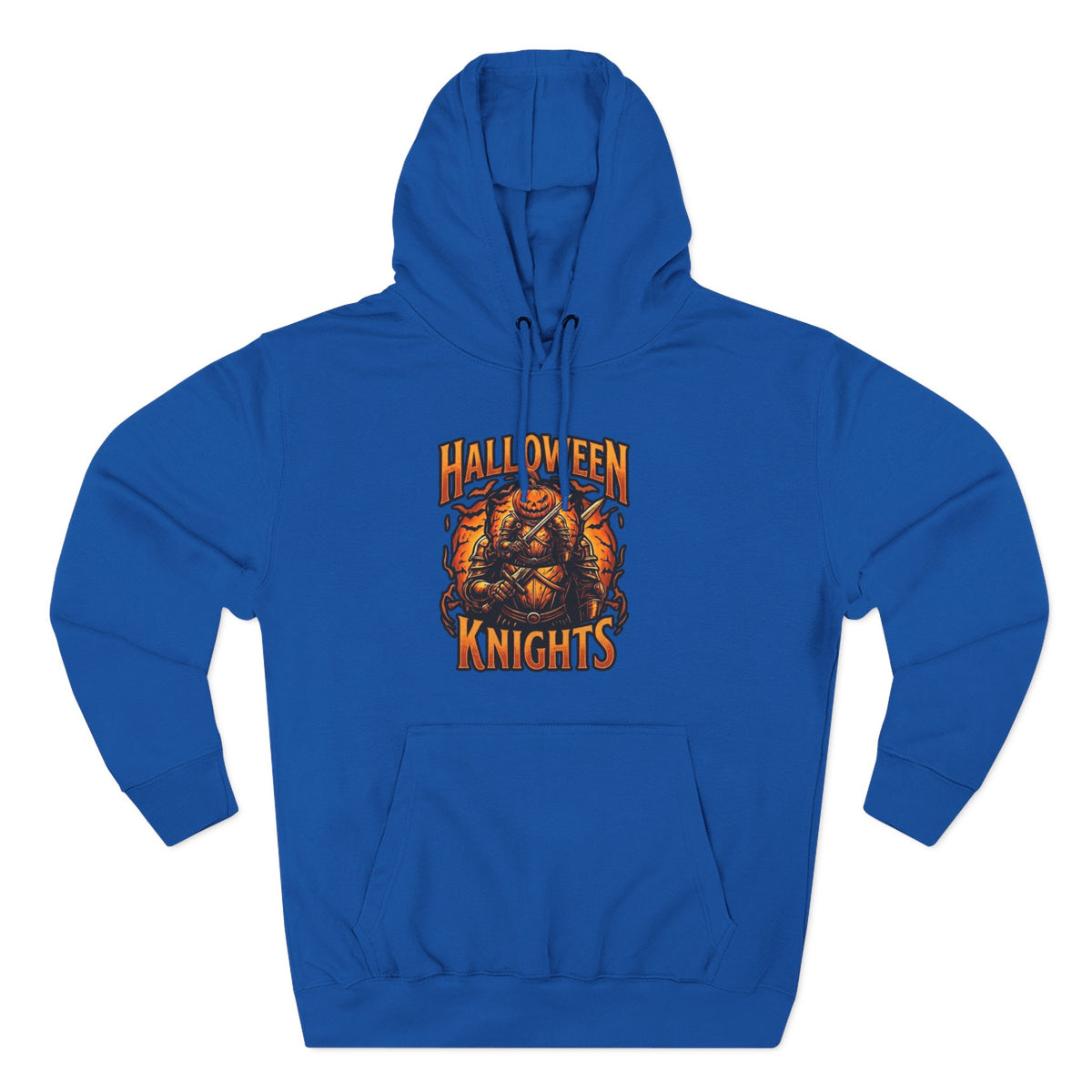 Halloween Knights Hoodie — Pumpkin Skull Graphic Pullover