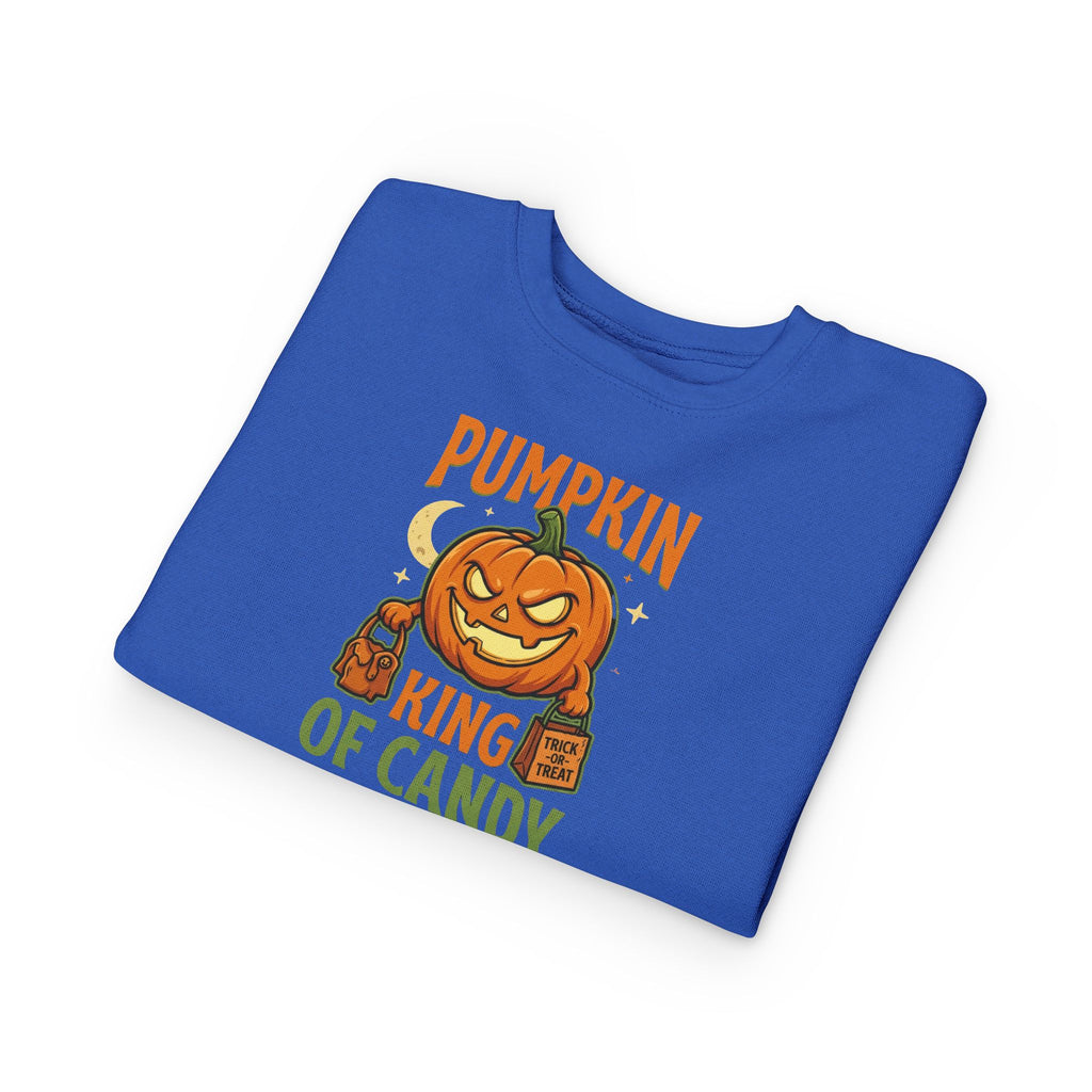 Toddler Sweatshirt - 'Pumpkin King of Candy' Halloween Pullover
