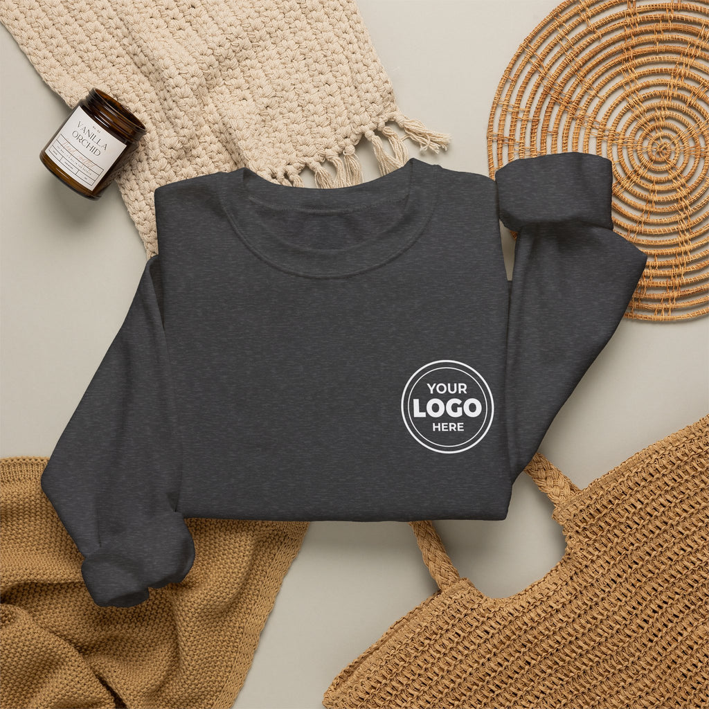 Crewneck Sweatshirt — Custom Logo Chest & Back Design