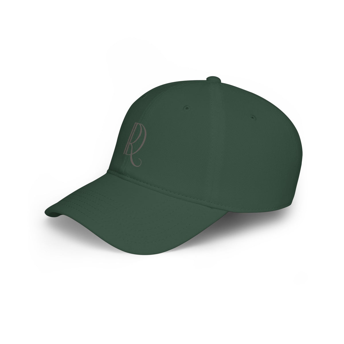 Monogram R Low Profile Baseball Cap
