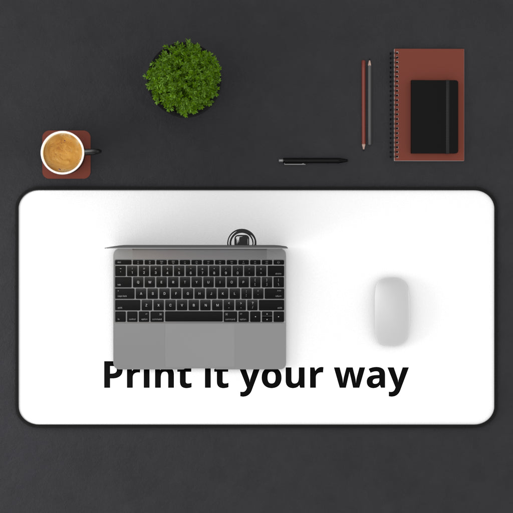 Custom Desk Mat — Large Personalized Office Mousepad