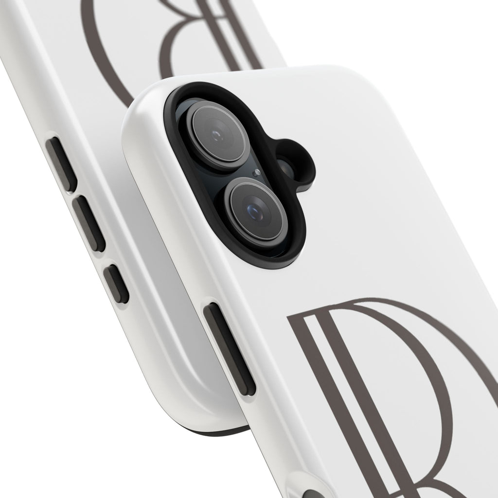 Monogram R Tough Phone Case — Elegant Initial Protective Case