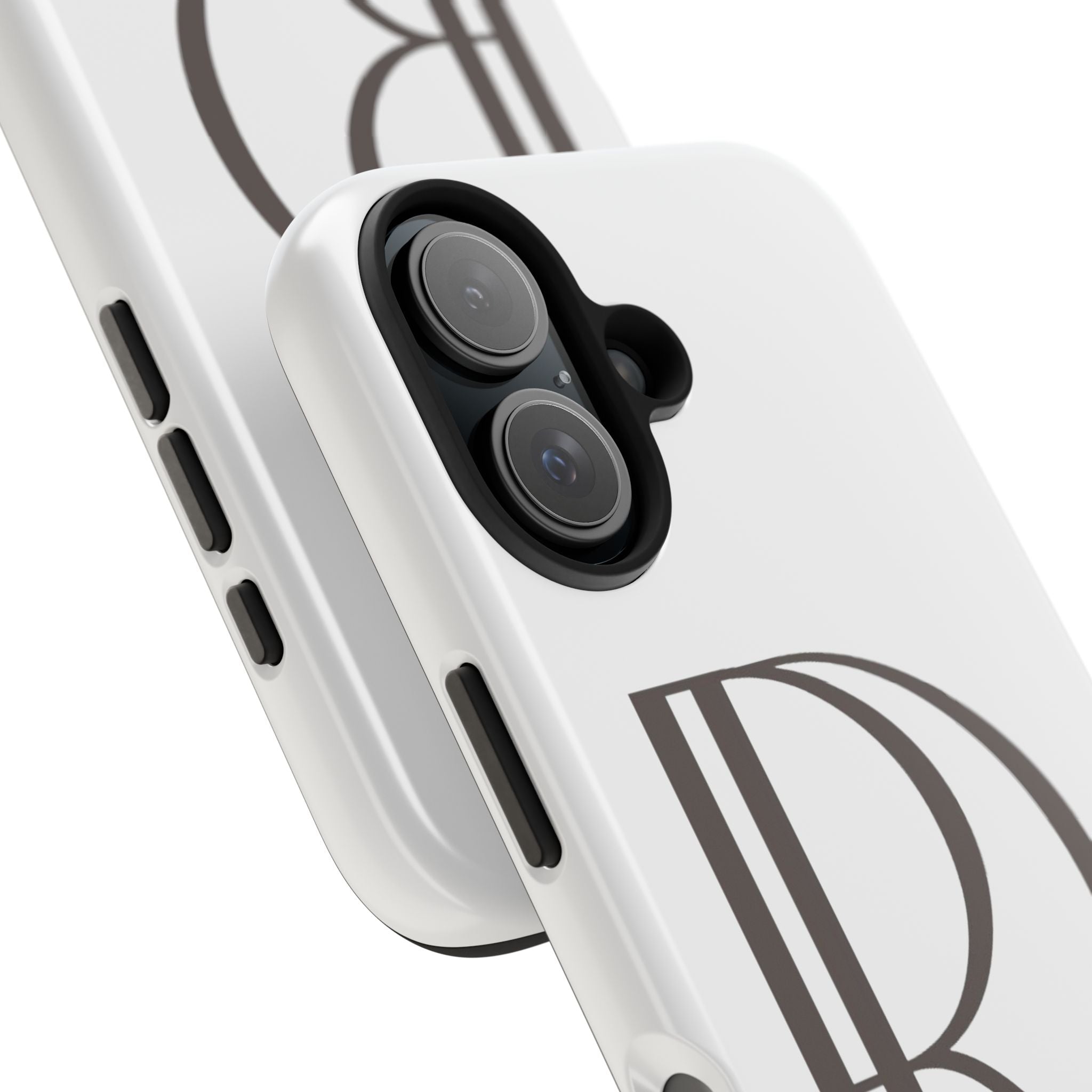 Monogram R Tough Phone Case — Elegant Initial Protective Case